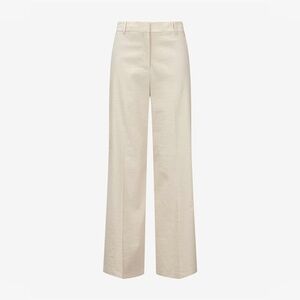 THEORY cream straight leg dress pant size 10